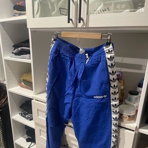 Blue Vintage Addias Track Pants XL